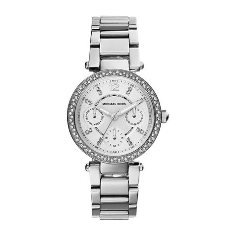 110612 michael kors silver lady watch|Mini Laney Silver.